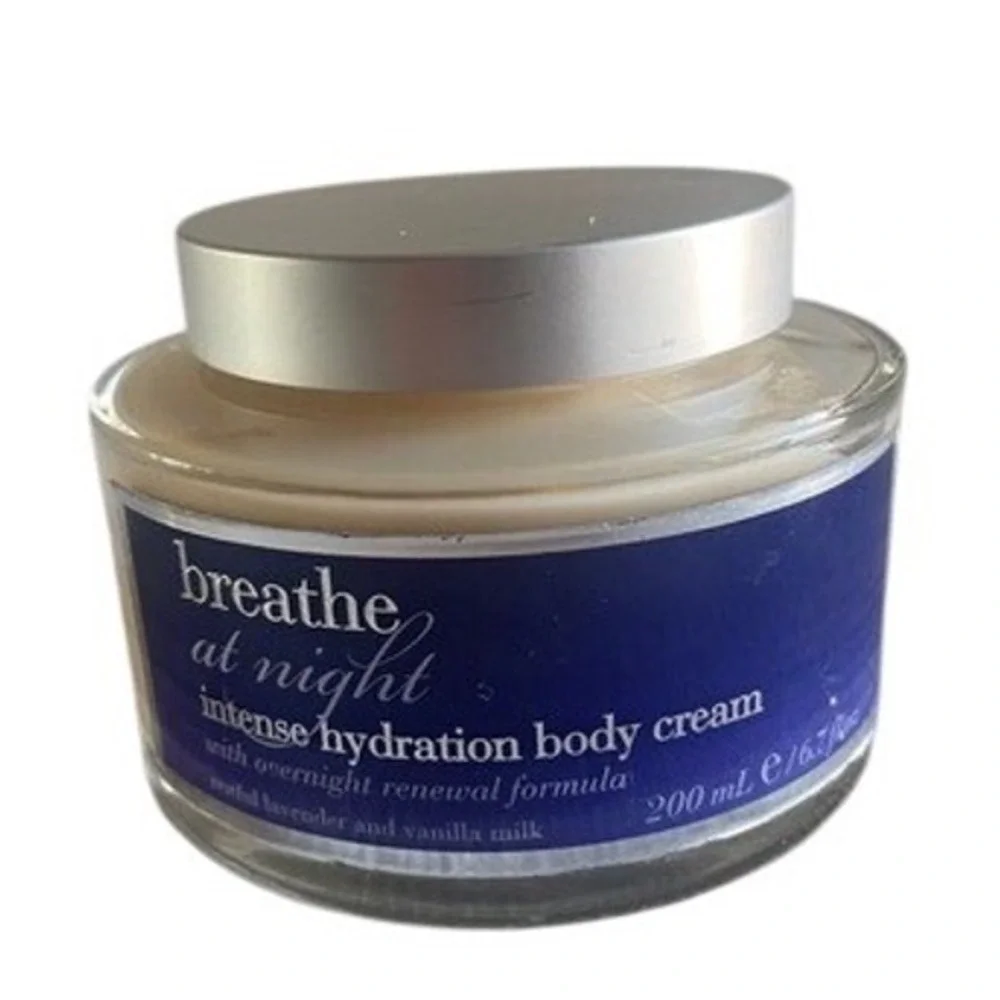 NEW Rare Breathe at Night Intense Hydration Body Cream Lavender Vanilla Milk 6.7